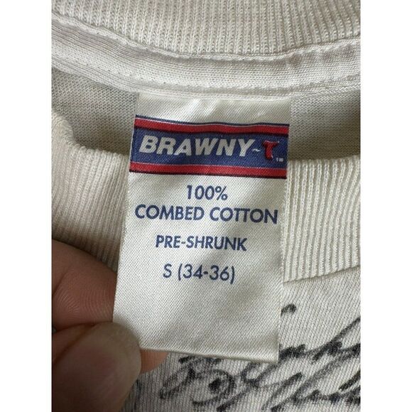 1990 NHRA Drag Racing‎ T SHIRT FRAM National w/Autos Distressed Brawny Tag Small - Picture 5 of 13